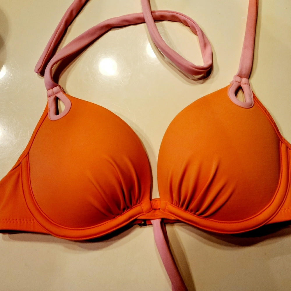 Victoria's Secret Orange Bikini Swim Too